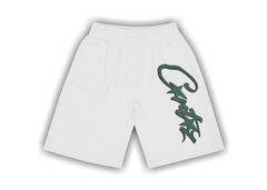 Corteiz Allstarz Sweatshorts - White/Green (SS23)
