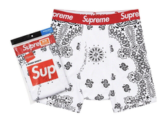 Supreme x Hanes Bandana Boxer Briefs (2 Pack) - White (FW22)