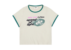 Broken Planet Speed Of Light Baby T-Shirt - Bone White (SS23)