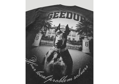 Geedup Co L.P.S Dobermann T-Shirt - Washed Black