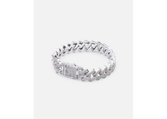 14MM DIAMOND PRONG LINK BRACELET 7