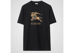 Burberry EKD Ombre Logo T-Shirt - Black
