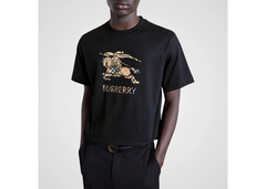 Burberry EKD Ombre Logo T-Shirt - Black
