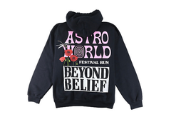 Travis Scott Astroworld Festival Run Beyond Belief Hoodie Black