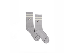Corteiz Patch Socks - Grey/White