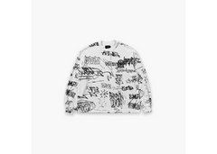 By Tydon Graffiti Thermal Long Sleeve - White/Black