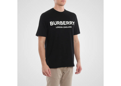 Burberry Letchford Logo T-Shirt - Black