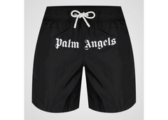 Palm Angels Logo Swim Shorts - Black