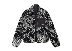 Stussy Dragon Sherpa Jacket - Black