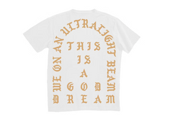 Kanye West Houston Pablo Pop-Up Ultralight Beam T-shirt White