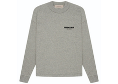 Fear Of God Essentials Long Sleeve T-Shirt - Dark Oatmeal (SS22)