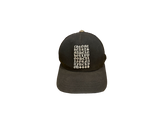 Chrome Hearts Vertical Stack Logo Trucker - Black