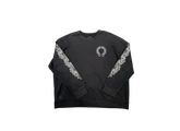 Chrome Hearts Floral Horseshoe Crewneck - Black