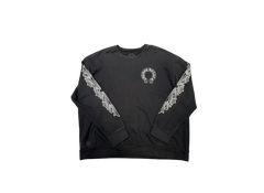 Chrome Hearts Floral Horseshoe Crewneck - Black