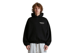 Fear Of God Essentials Fleece Hoodie - Black (FW24)
