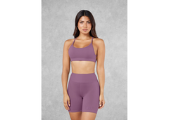 The Giving Movement Strappy Sports Bra - Mauve
