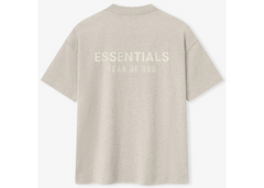 Fear of God Essentials Classic T-Shirt - Heather Stone (SS25)