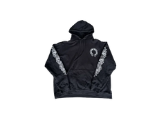 Chrome Hearts Horseshoe Floral Hoodie