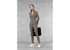 The Giving Movement Fitted Running Top - Mushroom