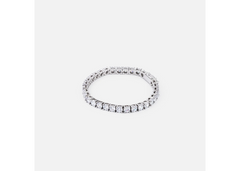 ZURUCCA 5MM TENNIS BRACELET- WHITE/GOLD 7