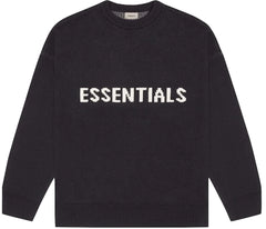Fear of God Essentials Knit Sweater Dark Slate/Stretch Limo/Black
