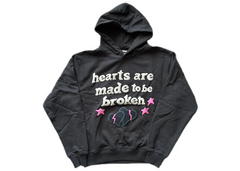 Broken Planet Hearts Are Made To Be Broken Hoodie - Washed Black