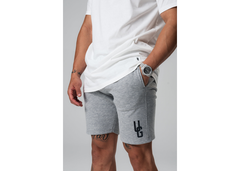 Undrground Grey Cotton Shorts x Reflective Paint