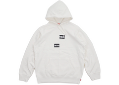 Supreme x Comme des Garcons SHIRT Split Box Logo Hooded Sweatshirt White