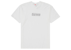 Supreme x KAWS Chalk Logo T-Shirt - White (SS21)