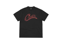 Corteiz Dragon Allstarz T-Shirt - Black/Red