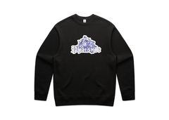 Pharsyde Flower Crewneck - Black/Blue