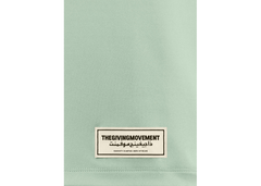 The Giving Movement Oversized Contrast Back Print T-Shirt - Milky Mint