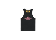 Corteiz Womens Alcatraz Tank Top - Black/Pink (SS24)