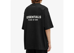 Fear Of God Essentials Jersey Crewneck T-Shirt - Black (FW24)