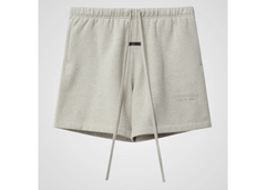 Fear of God Essentials Fleece Shorts - Heather Stone (SS25)