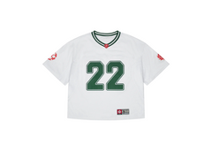 Broken Planet Football Jersey - White/Green