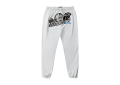Geedup Co x Trapstar Sydney Shooters Trackpants - White Marle/Blue