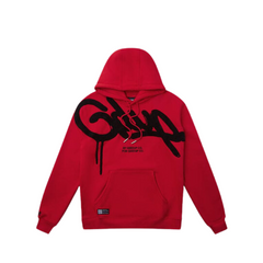 Geedup Co Handstyle Hoodie - Red/Black