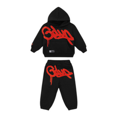 Geedup Co Handstyle Kids Set - Black/Burnt Orange