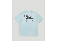 Geedup Co Core Handstyle T-Shirt - Cool Blue/Black