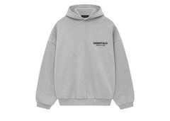 Fear Of God Essentials Fleece Hoodie - Light Heather Grey (FW24)