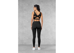 The Giving Movement 27 inch High Rise Tonal Leggings - Pitch Black
