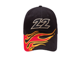 Broken Planet Flame Racer Cap - Black/Orange