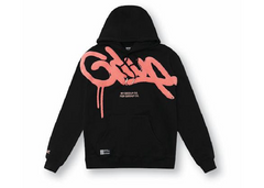 Geedup Co Handstyle Hoodie - Black/Peach