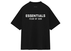 Fear Of God Essentials Jersey Crewneck T-Shirt - Black (FW24)