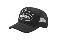 Corteiz 5 Starz Alcatraz Trucker - Black (SS23)