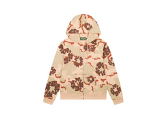 Denim Tears Cotton Wreath Monogram Zip Up Hoodie Camo