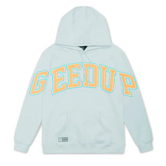 Geedup Co Team Logo Hoodie - Dolphin Blue/Orange