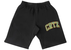 Corteiz CRTZ Dropout Shorts - Black/Green (SS22)