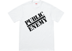 Supreme UNDERCOVER/Public Enemy Tee White